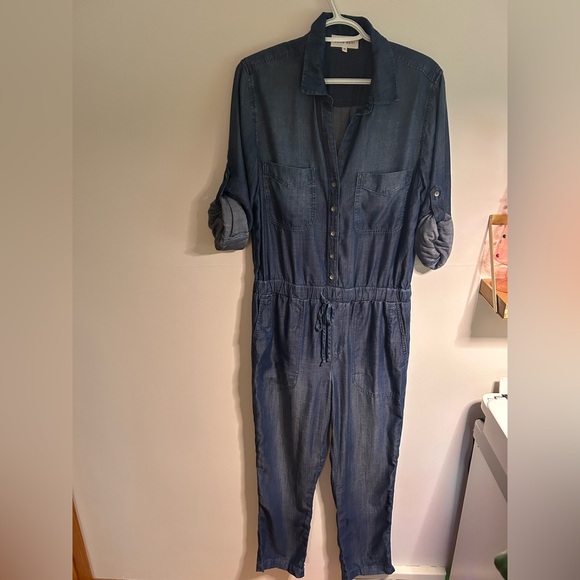 Denim jumpsuit, size M - Picture 1 of 3